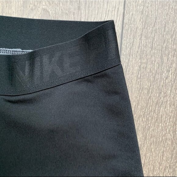 Nike Dri Fit Hyperwarm Pro Mesh Panel Leggings Tights Womens Black Size XS - Picture 8 of 16